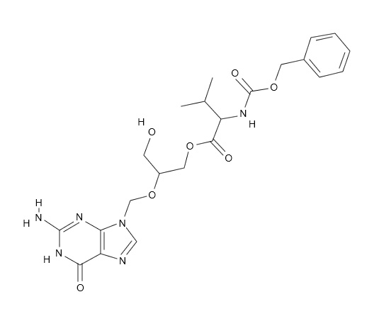 更昔洛韋-cbz-L-單纈氨酸酯